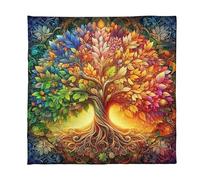 XIAOQENAN Mantel cuadrado para decoración de altares, lecturas de tarot, brujería, adivinación, mantel multifunción para tarots, cubierta protectora de cartas