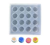 XIAOQENAN Molde de silicona hecho a mano con forma grande/pequeña para pintura de fuego, cera y pellets