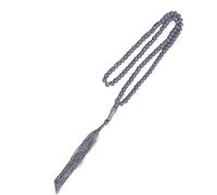 XIAOQENAN Portes De Oración Budista Portátil 99 Piedra Budista Pulsera Madera Hecha A Mano con Cuerda Elástica para Rituales Espirituales Acrílica Resistente