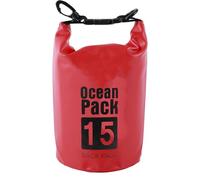 XIAOQENAN Práctica mochila impermeable para exteriores, resistente al desgarro, bolsa de almacenamiento de PVC, correa ajustable para el hombro, para senderismo, práctica bolsa seca con tela de malla