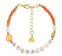 XIAOQENAN Summers APero Party Bracelets Citrus Junos Beads De Oro Muñeca Ajustable Incluye Tarjeta Regalo Farty Fiestchen Navegación.