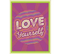 XIAOQIU Letrero de metal retro con texto en inglés "Love Yourself", de aluminio, para decoración de pared de café en el hogar, 20 x 30 cm