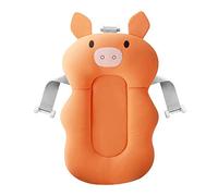 XIAOSA - Almohadilla flotante para baño de bebé, esponja, plegable, ligera y resistente, ideal para un fácil almacenamiento naranja naranja