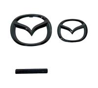XIAOSAXIAODE Emblema de Insignia de Coche para Mazda MX-5 2020 2021 2022 2023 2024 2025, Repuesto Insignia,Decoración Accesorios Exterior Coche, Auto Etiqueta Set, 3D Pegatina,Black1