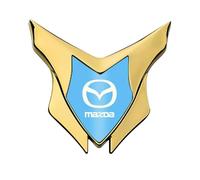 XIAOSAXIAODE Pegatina Emblema 3D Coche, Material Premium, para Mazda 3 MPS 2006 2007 2008 2009, Decoración Exterior, Estilo Deportivo, Auto Accesorios, Decoración Exterior,Gold2