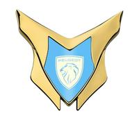 XIAOSAXIAODE Pegatina Emblema 3D Coche, Material Premium, para Peugeot 108 2021 2022 2023 2024 2025, Decoración Exterior, Estilo Deportivo, Auto Accesorios, Decoración Exterior,Gold2