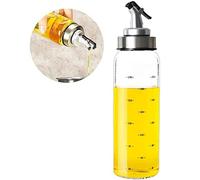 XiaoShenLu Aceiteras Antigoteo Cristal, Dispensador Aceite, Oliva y Vinagre Recipiente Aceite Para Cocina,Vinagrera,Aceiteras, 500ml