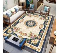 Xiaosua Alfombra De Oficina Salon Pelo Corto niña habitacion Decorativa Verde y Rosa. BLU 130x200CM alfombras Exterior Jardin Juegos para Bebes
