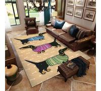 Xiaosua Alfombras Decoraciones para Habitaciones Alfombra Juvenil Niño Negra decoración del hogar Giallo Chiaro 170x230CM terraza Exterior Oficinas De Habita