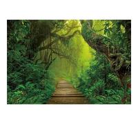 Xiaoterna 2,2x1,5m Telón de Fondo Bosque Natural con Árboles Viejos - Fotografía Selva Tropical para Estudio - Escenario Primavera