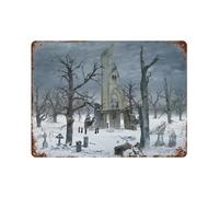 xiaoxiaoshen Caspar David Friedrich - Póster de metal moderno para decoración de pared, decoración del hogar, bar, tienda, decoración vintage, 30 x 40 cm