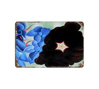 xiaoxiaoshen Póster de metal con diseño de Georgia O'Keeffe (13) de American Artist Georgia O'Keeffe (13), decoración moderna para el hogar, bar, tienda, decoración vintage, 20 x 30 cm