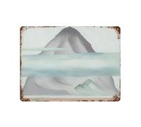 xiaoxiaoshen Póster de metal con diseño de Georgia O'Keeffe (28) de American Artist Georgia O'Keeffe (28), decoración moderna para el hogar, bar, tienda, decoración vintage, 30 x 40 cm
