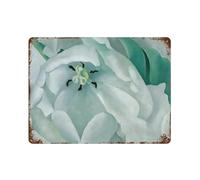 xiaoxiaoshen Póster de metal con diseño de Georgia O'Keeffe (50) de American Artist Georgia O'Keeffe (50), decoración moderna para el hogar, bar, tienda, decoración vintage, 30 x 40 cm