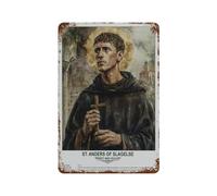 xiaoxiaoshen Póster de metal con diseño de St. Anders of Slagelse para decoración de pared, decoración moderna para el hogar, bar, tienda, decoración vintage, 30 x 20 cm