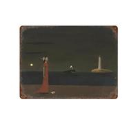 xiaoxiaoshen Póster de metal con diseño de Surrealismo de Gertrude Abercrombie (8) para decoración de pared, arte moderno, decoración del hogar, bar, tienda, decoración vintage, 30 x 40 cm