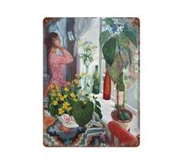 xiaoxiaoshen Póster de metal modernista noruego Nikolai Astrup 1 para decoración de pared, arte moderno para decoración del hogar, bar, tienda, decoración vintage, 40 x 30 cm