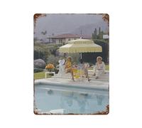 xiaoxiaoshen Slim Aarons - Póster de metal para decoración de pared (13 unidades), diseño de arte moderno para decoración del hogar, bar, tienda, decoración vintage, 40 x 30 cm
