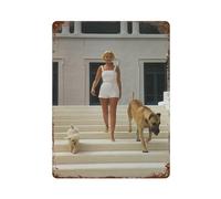 xiaoxiaoshen Slim Aarons - Póster de metal para decoración de pared (16 unidades), decoración moderna para el hogar, bar, tienda, decoración vintage, 40 x 30 cm