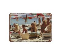 xiaoxiaoshen Slim Aarons - Póster de metal para decoración de pared (20 unidades, 20 x 30 cm)