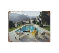 xiaoxiaoshen Slim Aarons - Póster de metal para decoración de pared (4 unidades, 30 x 40 cm)