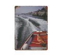 xiaoxiaoshen Slim Aarons - Póster de metal para decoración de pared (8 unidades, decoración de pared, arte moderno, decoración del hogar, bar, tienda, decoración vintage, 40 x 30 cm)