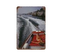 xiaoxiaoshen Slim Aarons - Póster de metal para decoración de pared (8 unidades, decoración de pared, arte moderno, decoración del hogar, bar, tienda, decoración vintage, 30 x 20 cm)