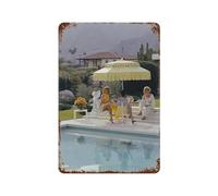 xiaoxiaoshen Slim Aarons - Póster de metal para decoración de pared (9) para decoración de pared, arte moderno para el hogar, bar, tienda, decoración vintage, 30 x 20 cm