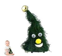 XIAOXIAOYU Árbol de Navidad balanceo, Juguete del árbol de Navidad Bailando | Adorno de Sombrero de Navidad de Música animada eléctrica,Adorno de la novedad del columpio Festival, Juguetes móviles