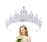 XIAOXIAOYU Corona de boda | Coronas de reina para mujer,Coronas y tiaras de boda con diamantes de imitación para mujer, accesorios para el cabello para fiesta de disfraces