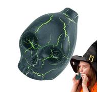 XIAOXIAOYU Cráneo de silbato de muerte, silbato gritando | Silbato de guerra antigua,Silbato de muerte espeluznante, silbato de guerra, silbato de cráneo para Halloween, accesorios de broma