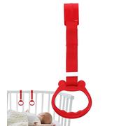 XIAOXIAOYU Juega anillos de pull up, anillos de pie para bebés | Baby Walking Helper Crib Sire Manijas,Accesorios coloridos y de juego, herramienta de práctica para ayudar a los bebés a ponerse de