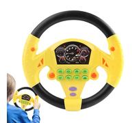 XIAOXIAOYU Juguete del Volante,Simulador de conducción Infantil simulado con luz y Sonido | Juguete de Aprendizaje para el Desarrollo, Juguete de conducción para enseñar, niños y niñas