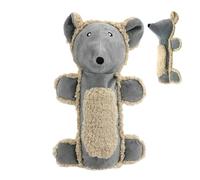 XIAOXIAOYU Juguetes de Peluche para Perros | Peluches para Perros y, Juguetes para Masticar con chillón para Limpiar Dientes, Juguetes interactivos para Cachorros y Perros de Todos los tamaños