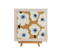 XIAOXIAOYU Kits de punzonado de agujas para adultos,Kit de bordado de punzonado | Kit de manualidades para decoración de alfombras con mechones fáciles | Kits de herramientas de decoración artesanal