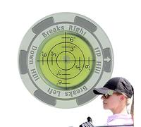 XIAOXIAOYU Marcadores de Golf para Poner Verde y Golf Clip del Sombrero de Golf - Entrenador de Golf Ayuda a la Lectura | Ayuda de Formación Clip de Sombrero Versátil para Un