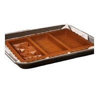 XIAOXIAOYU Molde de chocolate, molde antiadherente para caramelos, molde rectangular grueso de silicona antiadherente de alimenticio para vacaciones, fabricación casera, preparación de fiestas