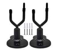 XIAOXIAOYU Montaje de pared de violín con soporte de, soporte de pared de perchero de violín | 2x Gancho de perchas de Viola con soporte de,Space Saving String Instrument Display Pastor para el