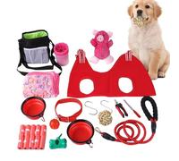 XIAOXIAOYU Pack de juguetes masticables para cachorros, equipo de entrenamiento de agilidad para perros, juguetes multifuncionales para perros | Paquete de juguetes robustos, sin peligro para perros