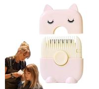 XIAOXIAOYU Peine Afeitador Cortador de Pelo - Peine Adelgazante Fino, Herramienta 2 en 1 para cortar flequillos y cortar puntas abiertas, Uso en casa y viaje para tipos de cabello