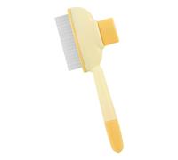 XIAOXIAOYU Peine antipulgas para perro, peine para eliminar el de mascotas, cepillo antideslizante para masajear largo, corto, diario, todas las razas, gatito, cachorro, mediano, pequeño, baño