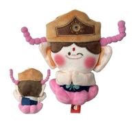 XIAOXIAOYU Peluche Buda, Buda de peluche,Colgante de dibujos animados para bolsos - Accesorios de decoración de llaveros, colgante de bolsa cultural de 6 pulgadas para mochila, juguete de peluche