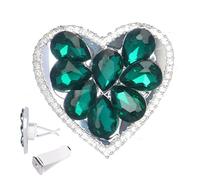 XIAOXIAOYU Perfume de coche con pinza de aireación,Perfume de salida de aire de coche | Ambientador en forma de corazón de amor con diamantes de imitación para rejilla de ventilación de automóviles