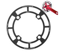 XIAOXIAOYU Protector de Cadena para Bicicleta | Protector De Cadena Ciclista - Diseño Hueco de Aluminio para Ciclismo en Carretera Motocicleta e Infantil