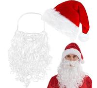 XIAOXIAOYU Sombrero de Navidad para adultos, unisex, cómodo, sombrero de Papá Noel clásico de Navidad para eventos escolares, fiestas en la calle, escenario