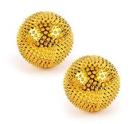 XiaoXIN 2pcs Bola de masaje con agujas Acupresión Masajeador activo Herramienta de masaje duro puntiagudo para mano y pie