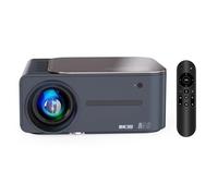 XiaoXIN Proyector 8K HDR Ultra Clear 2.4G+5G WiFi BT5.0 Corrección Keystone Proyector portátil Android 9 Pantalla grande de 80 pulgadas AI Control de voz inteligente para teléfono de cine en casa de o