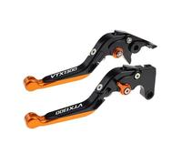 XIAOYANparts Palancas De Embrague Freno Extensibles Plegables Para Accesorios CNC Motocicleta VTX1300CX Fury 2009-2018(DESIGN S)