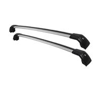 XIAOYANS Barras Techo para JETOUR para SHANHAI T2 Laterales Aleación Aluminio Rieles Transversales Portaequipaje Carga Equipaje 100KG Barras Techo SUV 2 Piezas(A)