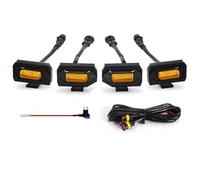 XIAOYANS Conjunto Faros Antiniebla Para Toyota Para Tacoma Off Road Y Sport 2020-2022 Luces LED Parrilla Delanteras Luces Advertencia Luces Diurnas (DRL).(Yellow)